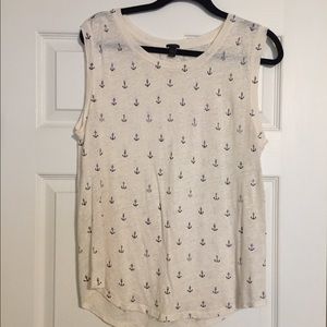 J. Crew sleeveless shirt